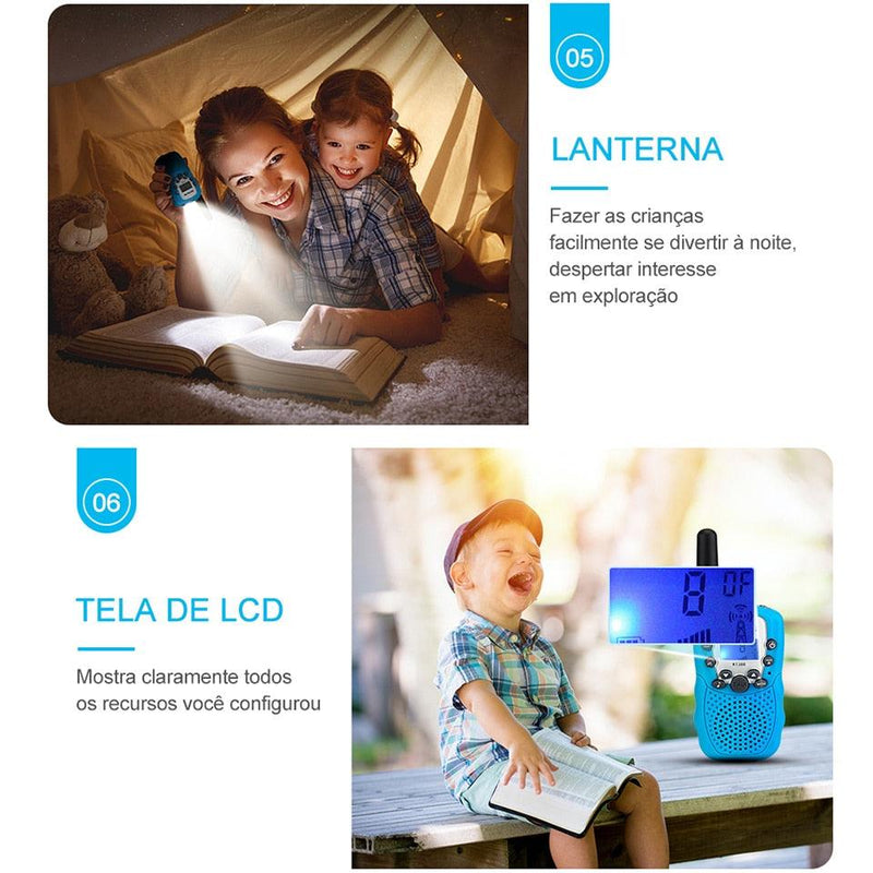 Walkie Talkie Portátil infantil - Empório Bittar