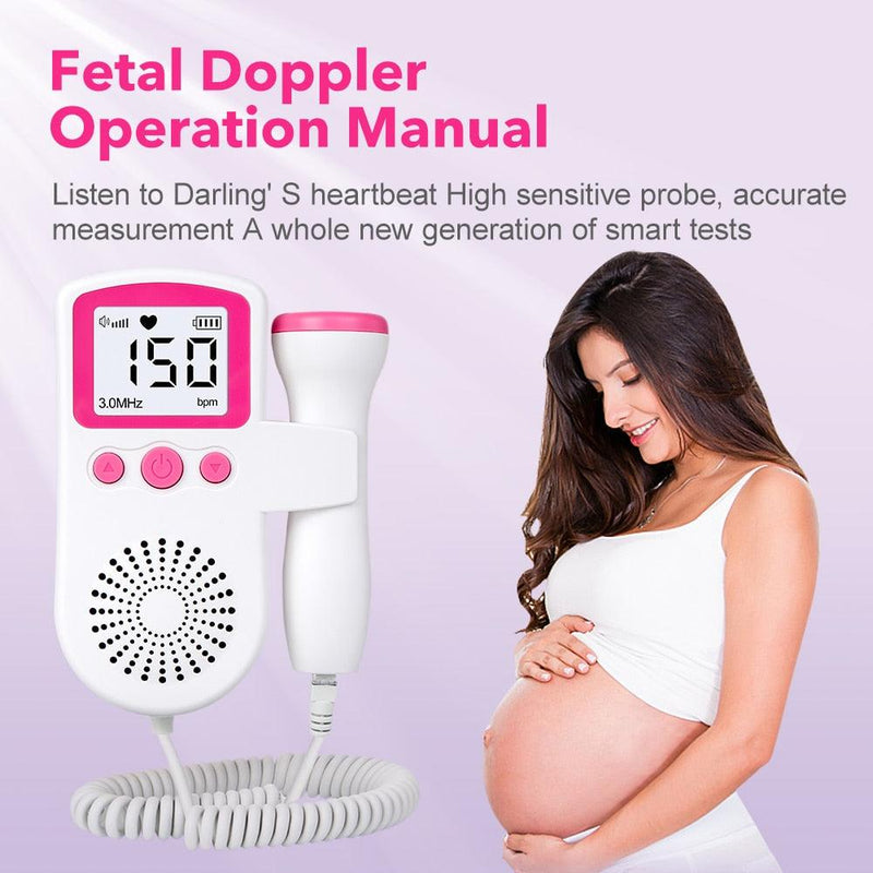 Monitor Fetal - Para ouvir o coraçãozinho do seu bebê - Empório Bittar