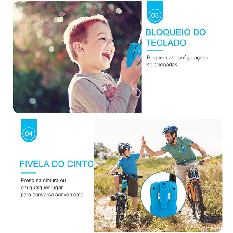 Walkie Talkie Portátil infantil - Empório Bittar